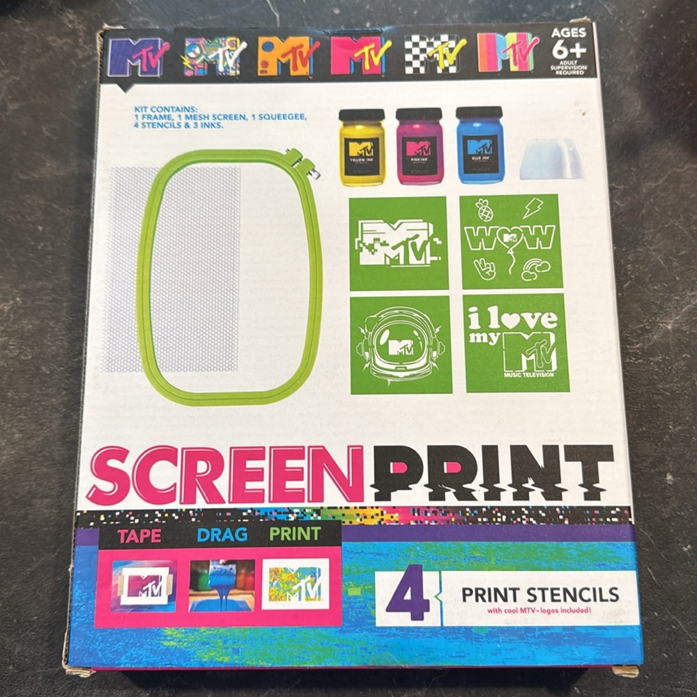 BNIB MTV screen print kit - Picture 4 of 4
